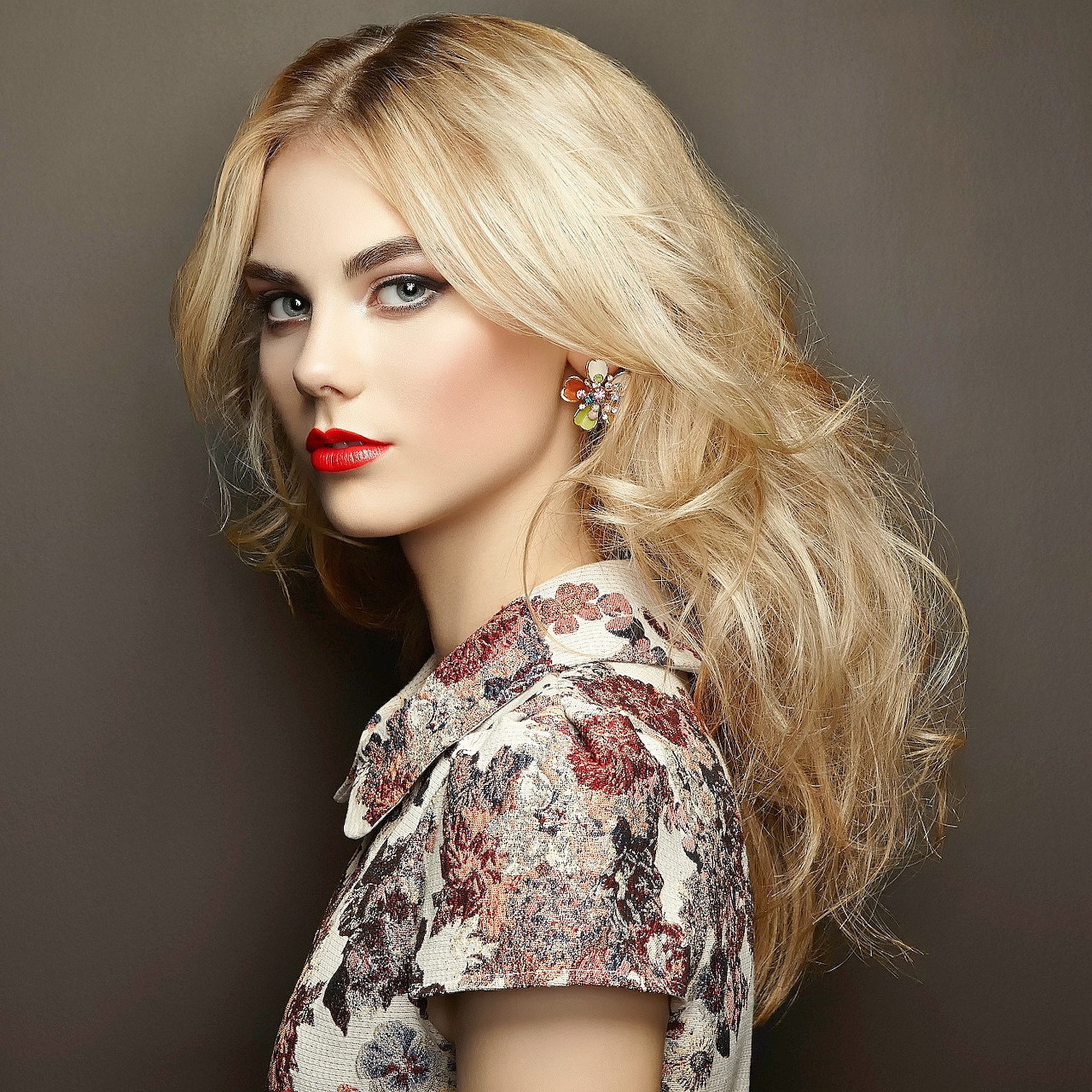 Blonde Woman Fashion Portrait