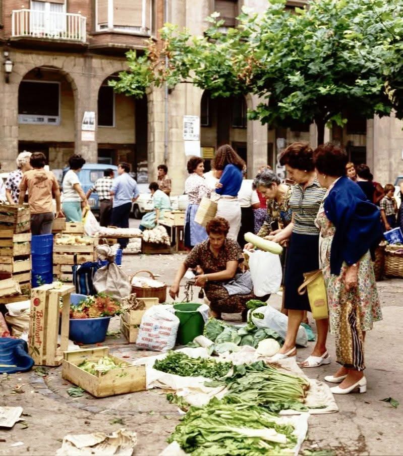 Portugalete Farmers Market 1970s
