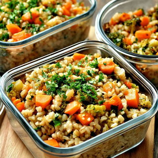 Barley Vegetable Bowls