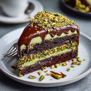 Chocolate Pistachio Cake
