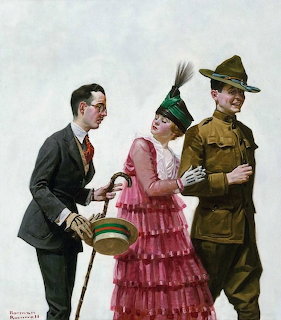 Excuse Me by Norman Rockwell