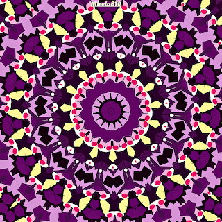 Purple Floral Mandala