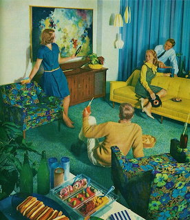 Vintage Living Room Gathering