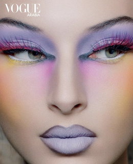 Colorful Makeup Close-Up