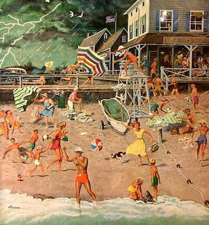 Thunderstorm At The Shore