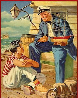 Old Sea Captain Telling Stories