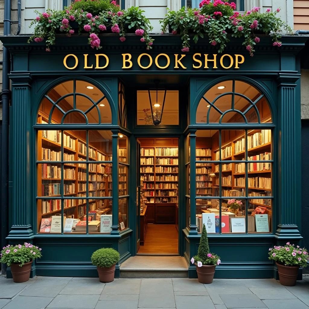 Old Book Shop Storefront