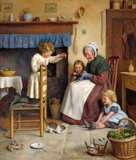 Grandmother and Children