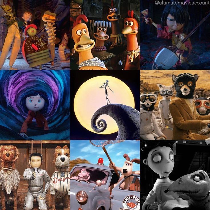 Animated Movie Collage