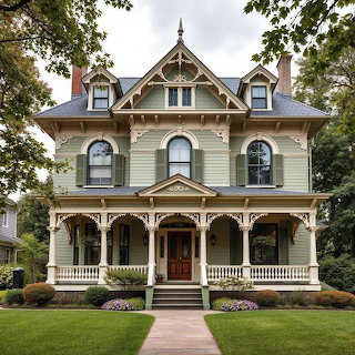 Victorian House with Porch