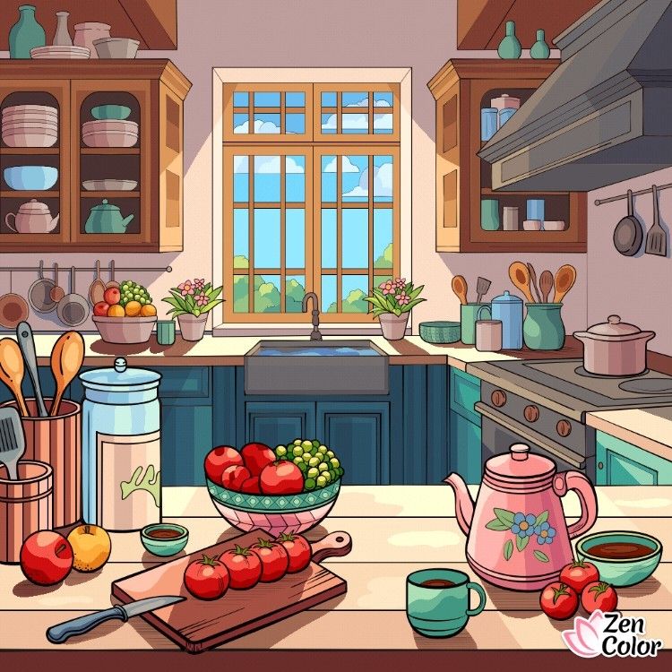 Cozy Kitchen Interior
