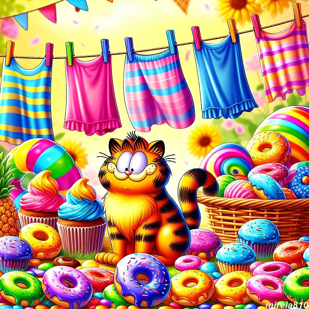 Garfield Donut Picnic