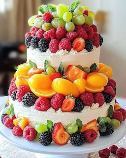 Fruit-Topped Layer Cake