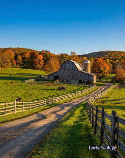 Autumn Farm Barn