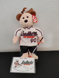 Ty Beanie Baby Ice Bucks Hockey