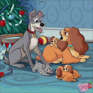 Lady and the Tramp Christmas Puppies