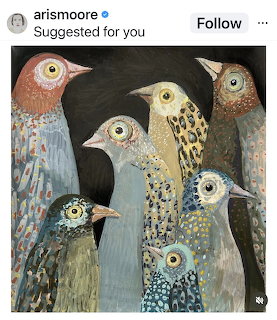 Stylized Birds Painting