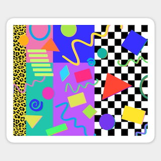 1980s Vaporwave Abstract