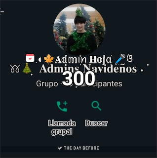 WhatsApp Group Profile Screen