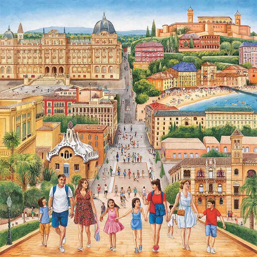 Illustrated City Street