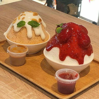 Shaved Ice Bingsu Desserts