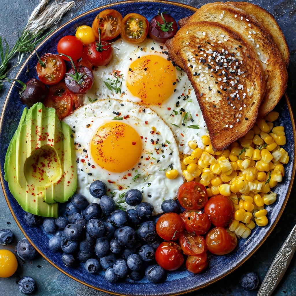 Breakfast Bowl with Eggs and Avocado