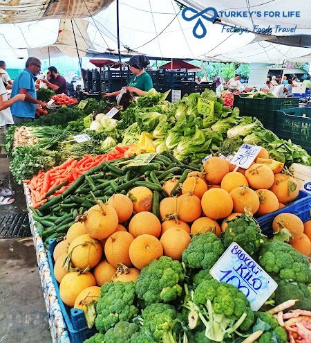 Turkish Market Produce Stand
