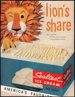 Vintage Sealtest Ice Cream Ad