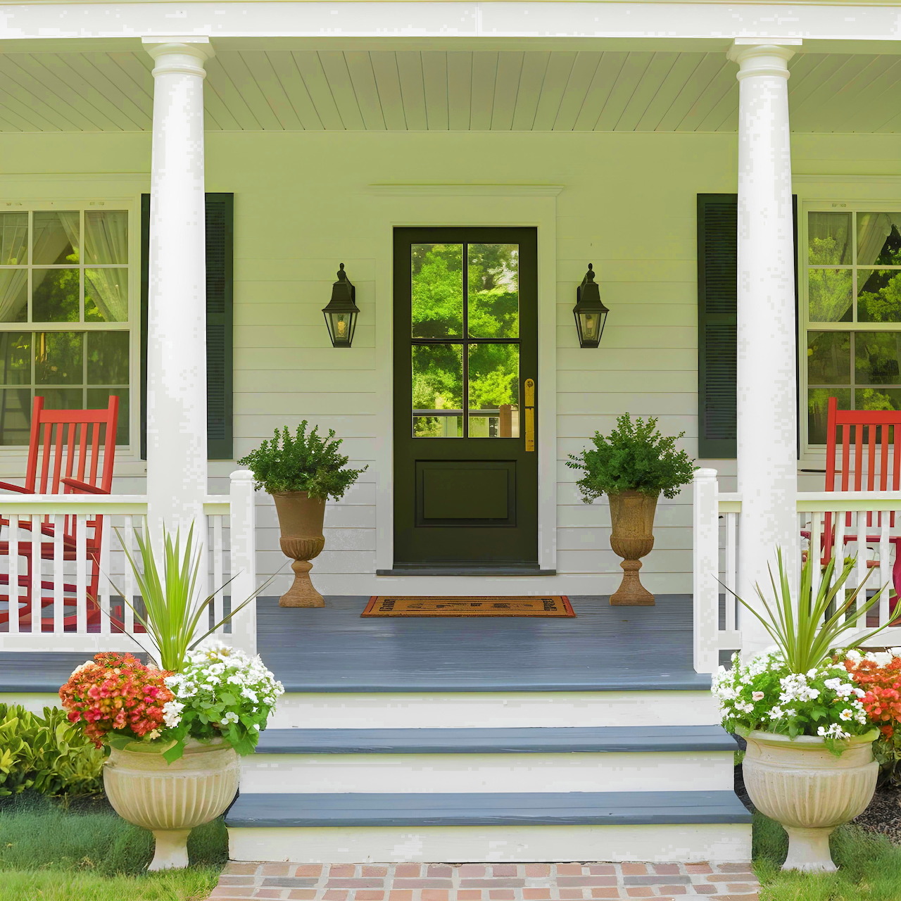 Green House Porch Entrance