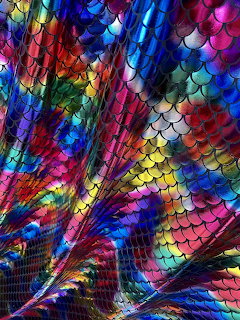 Rainbow Fabric Scales
