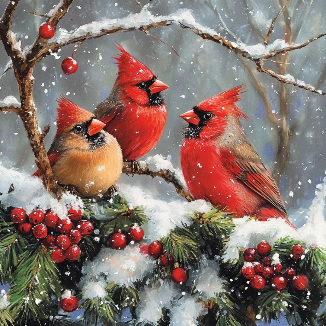 Winter Cardinals