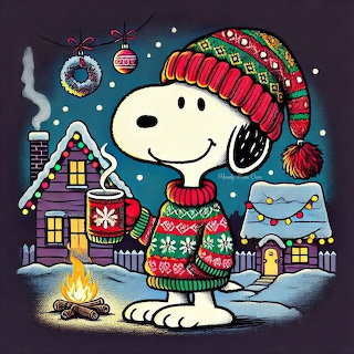 Snoopy in Christmas Sweater