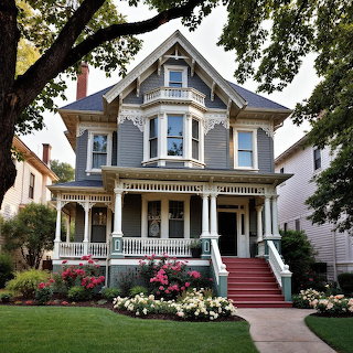 Victorian House with Porch