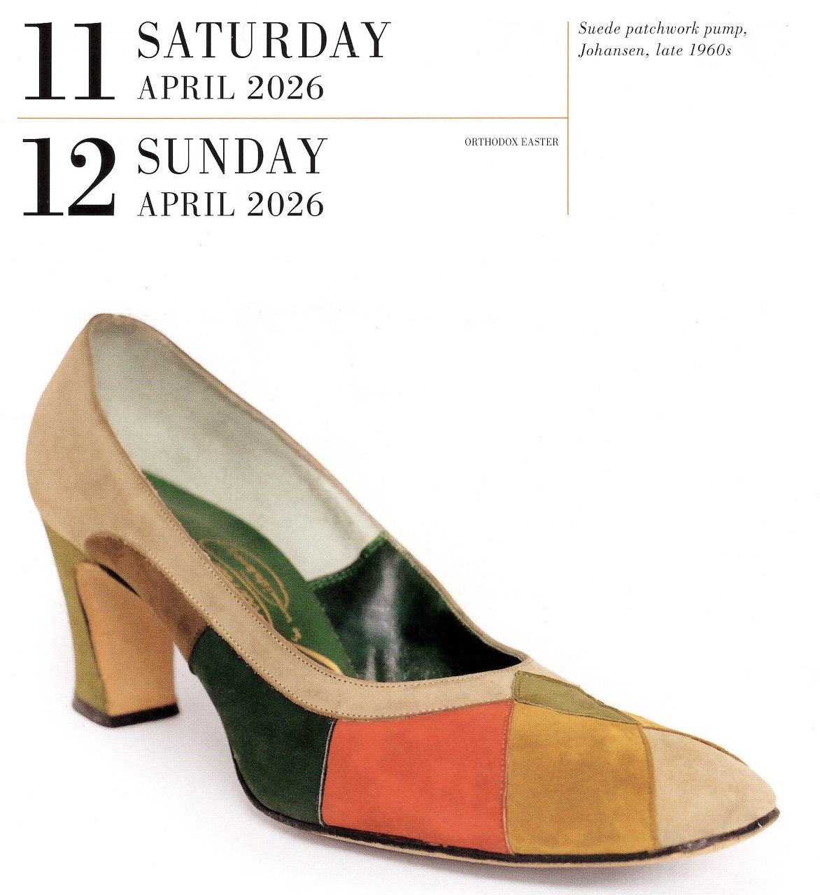 1960s Color Block Shoe
