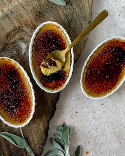 Maple Sage Creme Brulee