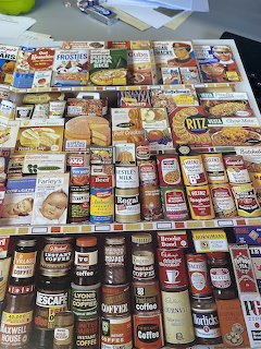 Vintage Grocery Products Collage