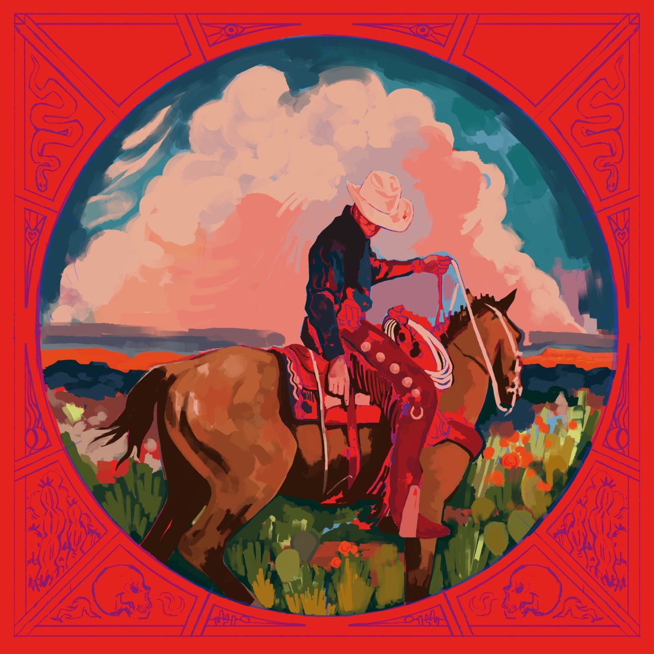 Cowgirl on Horse