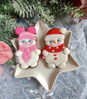 Christmas Snowman Cookies