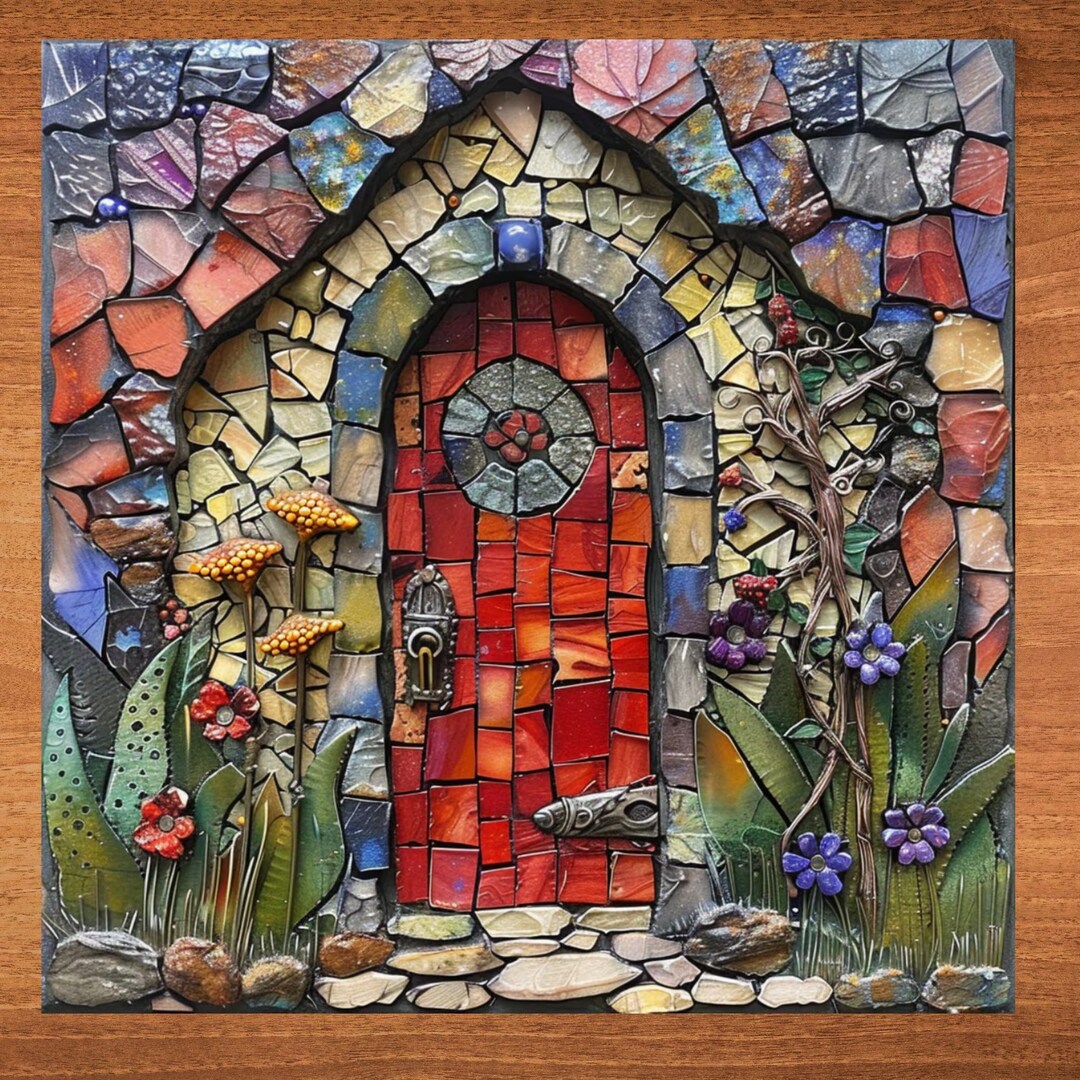 Mosaic Red Door