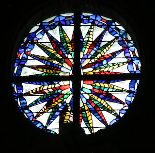 Cathedral Stained Glass Rose Window