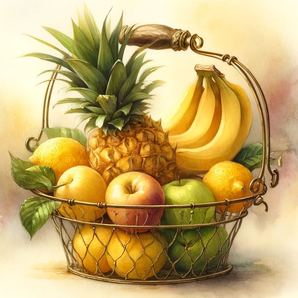 Fruit Basket Still Life