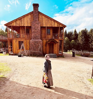 Rustic Wooden Mountain Lodge