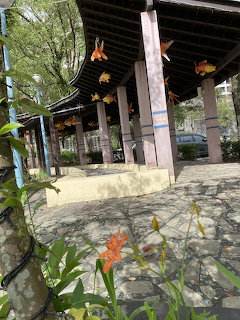 Outdoor Hot Spring Pavilion