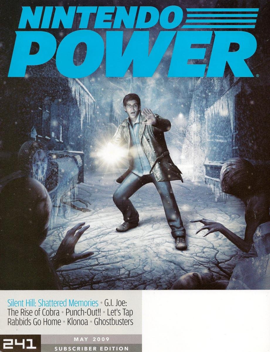 Nintendo Power Issue 241 cover featuring Silent Hill Shattered Memories