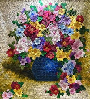 Art Quilt Flowers