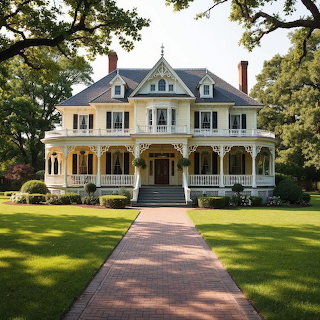 Victorian Mansion with Wraparound Porch