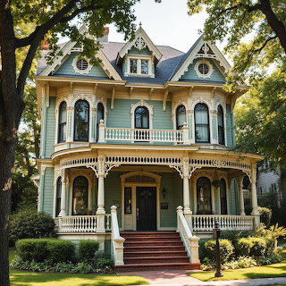 Victorian House with Ornate Details