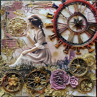 Steampunk Mixed Media Collage