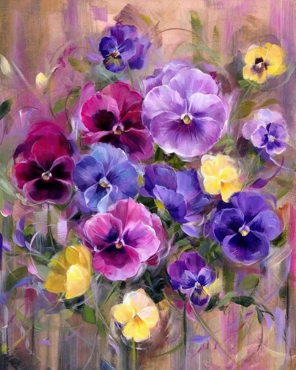 Pansies by Alissa Kari