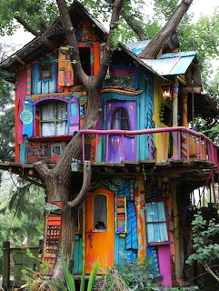 Colorful Bohemian Treehouse